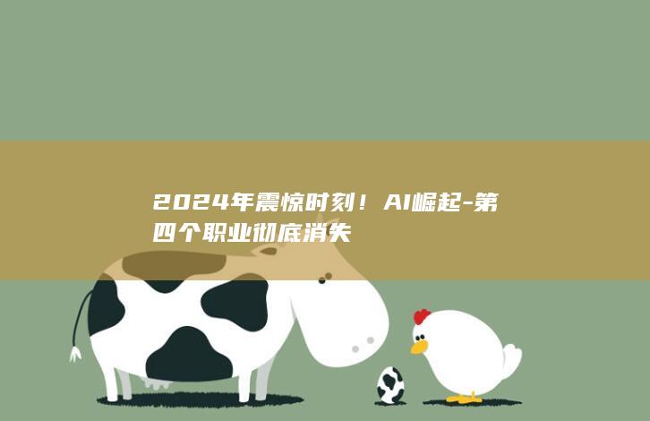 2024年震惊时刻！AI崛起-第四个职业彻底消失