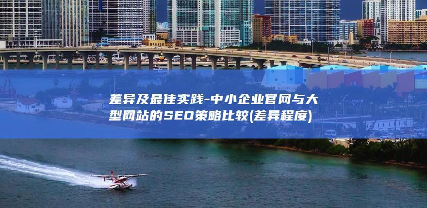 差异及最佳实践-中小企业官网与大型网站的SEO策略比较 (差异程度)