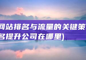 提升网站排名与流量的关键策略 (网站排名提升公司在哪里)